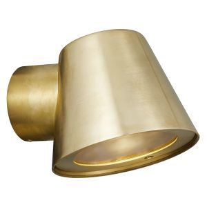 Messing udendørslampe modern, Aleria, IP44