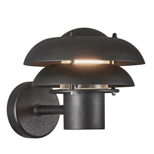 Sort udendørslampe modern, Kurnos, IP54