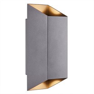 Antracit udendørslampe modern, Nico, IP54