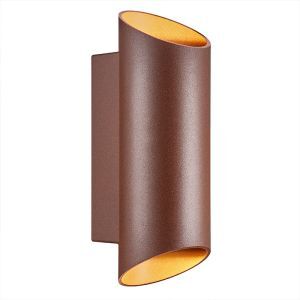 Rustfarvet udendørslampe modern, Nico, IP54
