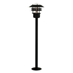 Sort udendørslampe retro, Veje, IP54