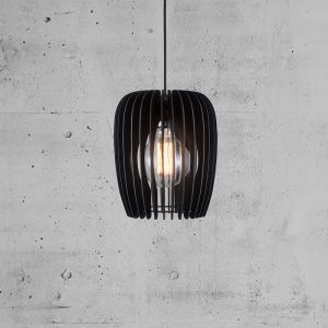 Sort pendler lampe træ, Tribeca