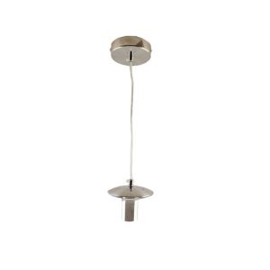 Metal pendler lampe uden skærm nikkel, Minne
