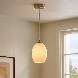 Design pendler lampe krom, Giulio