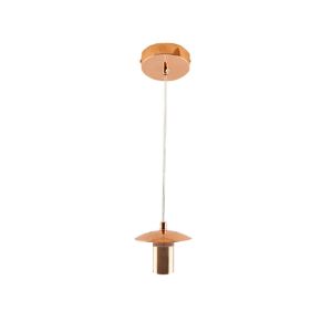Metal pendler lampe uden skærm bronze, Minne