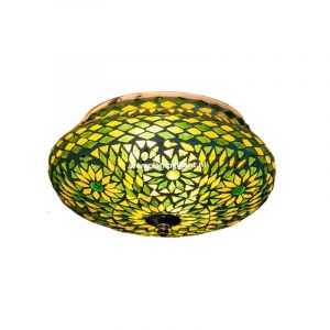 Grøn orientalsk plafond mosaik, Mimoun