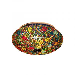 Multi-Farvet orientalsk plafond mosaik, Mimoun