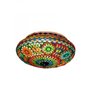 Multi-Farvet orientalsk plafond mosaik, Mimoun