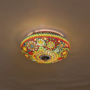 Multi-Farvet orientalsk plafond mosaik, Mimoun