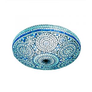 Blå orientalsk plafond mosaik, Annas