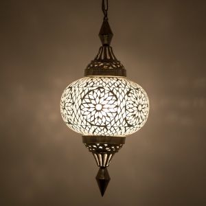 Gennemsigtig orientalsk pendler lampe mosaik, Aicha