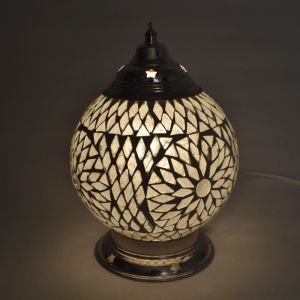 Gennemsigtig orientalsk bordlampe mosaik, Sabri