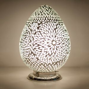 Gennemsigtig orientalsk bordlampe mosaik, Lara