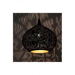 Sort orientalsk pendler lampe metal, Noah