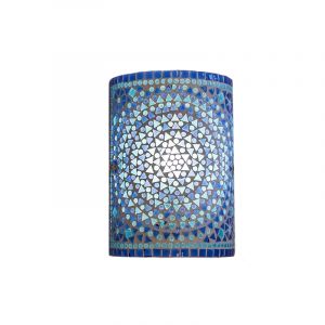 Blå orientalsk væglampe mosaik, Mahdia