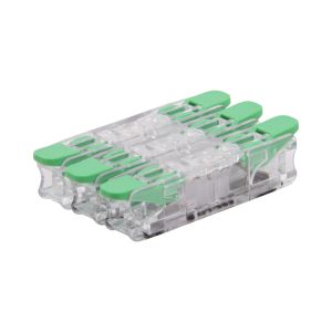Gennemsvejseterminal (25 stk.), 3 ledninger, 0,2 - 4 mm²