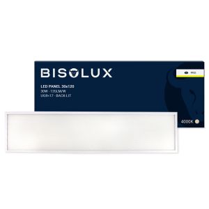 LED panel 30x120 - 135 lm/W - UGR<17 - 4000K - baggrundsbelyst