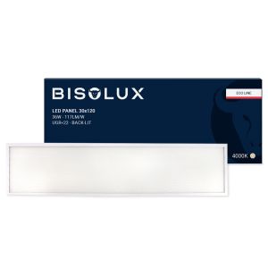 LED panel 30x120 - 125 lm/W - UGR<22 - 4000K - baggrundsbelyst