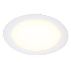 Hvid downlight aluminium, Umbriel, 24W, 4000K LED, IP44