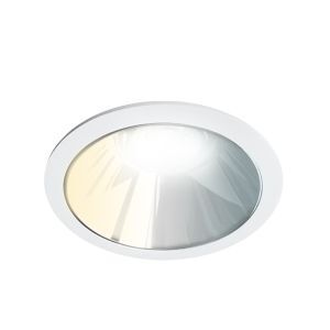 Hvid downlight aluminium, Maud, 10W, white switch LED, IP22