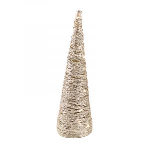 78 cm julekegle med 40 lysdioder, batteridrevet med timer