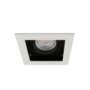 Hvid indbygningsspot modern, Rona
