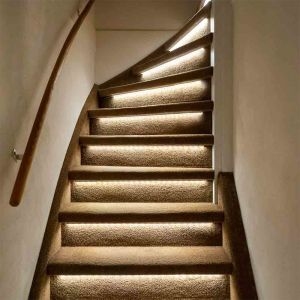 Forlængersæt dæmpbare trappe LED strips, 2 LED strips 2700K