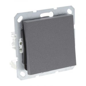 Q-Link S-Line Switch Indbygget Switch, Sort/antracit