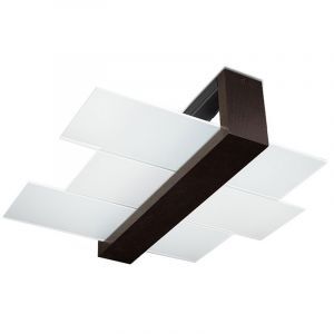 Glas loftlampe brun, Fouzia