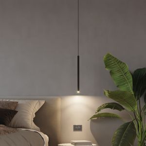 Aluminium pendler lampe sort, Hillary