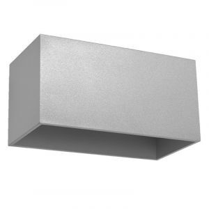 Aluminium up down væglampe grå, Andro