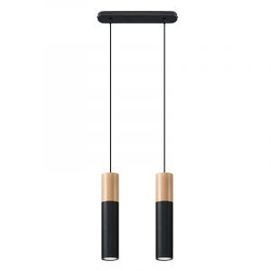 Aluminium pendler lampe brun, Francesca