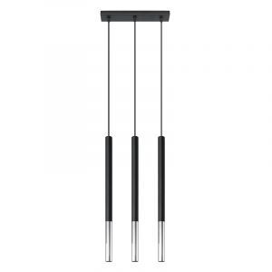 Aluminium pendler lampe krom, Ilonca