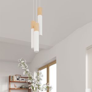 Aluminium pendler lampe brun, Francesca