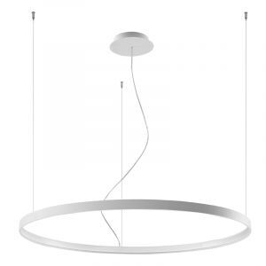 Aluminium pendler lampe hvid, Ringo, 70W, 3000K LED