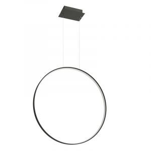 Aluminium pendler lampe sort, Ringo, 50W, 3000K LED