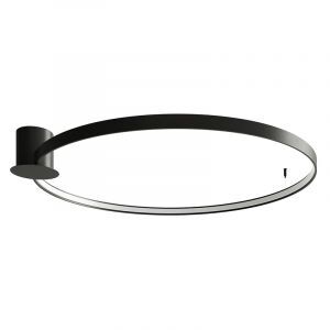 Aluminium plafond sort, Ringo, 70W, 3000K LED