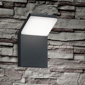 Antracit udendørslampe modern, Solana, 9W, 3000K LED, IP54