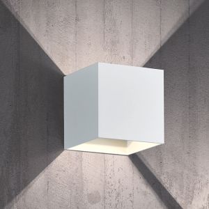 Hvid up down væglampe modern, Eva, 4,3W, 3000K LED
