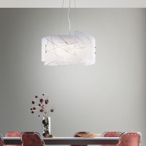 Hvid pendler lampe modern, Fortes