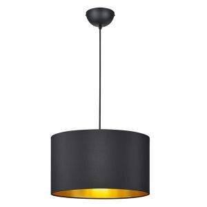 Sort pendler lampe modern, Jeany