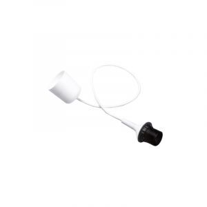 Hvid pendler lampe plast, Dorus