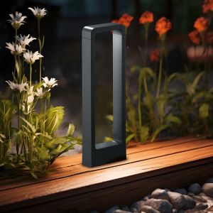 Antracit udendørslampe modern, Norton, 4,5W, 3000K LED, IP54
