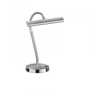 Nikkel bordlampe modern, Eliza, 4W, 3000K LED, med brytare