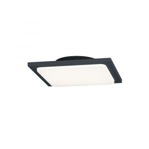 Antracit udendørslampe aluminium, Elonzo, 18W, 3000K LED, IP54