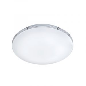 Krom loftlampe badeværelse plast, Brunella, 18W, 3000K LED, IP44