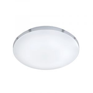 Krom loftlampe badeværelse plast, Brunella, 24W, 3000K LED, IP44