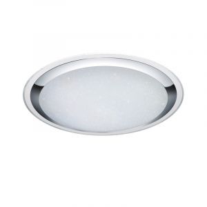 Hvid plafond modern, Romain, 95W, varm til kold hvid justerbar LED, med fjärrkontroll
