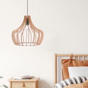 Rustik pendler lampe træ, Valenthina