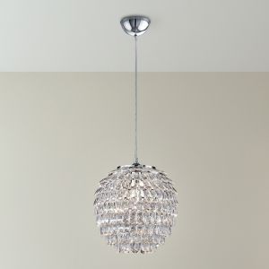 Krom pendler lampe retro, Ilse